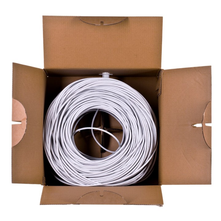 Lanberg LCU6-12CU-0305-S cavo di rete 305 m Cat6 U/UTP (UTP) grigio