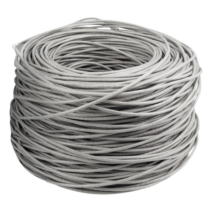 Lanberg LCU6L-11CU-0305-S cavo di rete grigio 305 m Cat6 U/UTP (UTP) rotondo