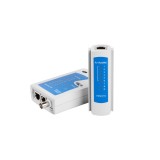 Lanberg NT-0401 tester cavi di rete UTP/STP tester cavi blu bianco