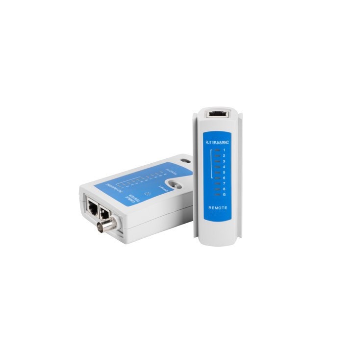 Lanberg NT-0401 tester cavi di rete UTP/STP tester cavi blu bianco