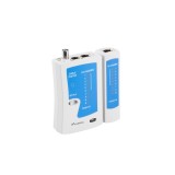 Lanberg NT-0401 tester cavi di rete UTP/STP tester cavi blu bianco