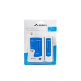 Lanberg NT-0401 tester cavi di rete UTP/STP tester cavi blu bianco