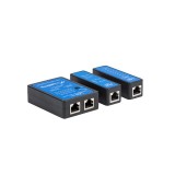 Lanberg NT-0404 tester cavo di rete PoE tester nero blu