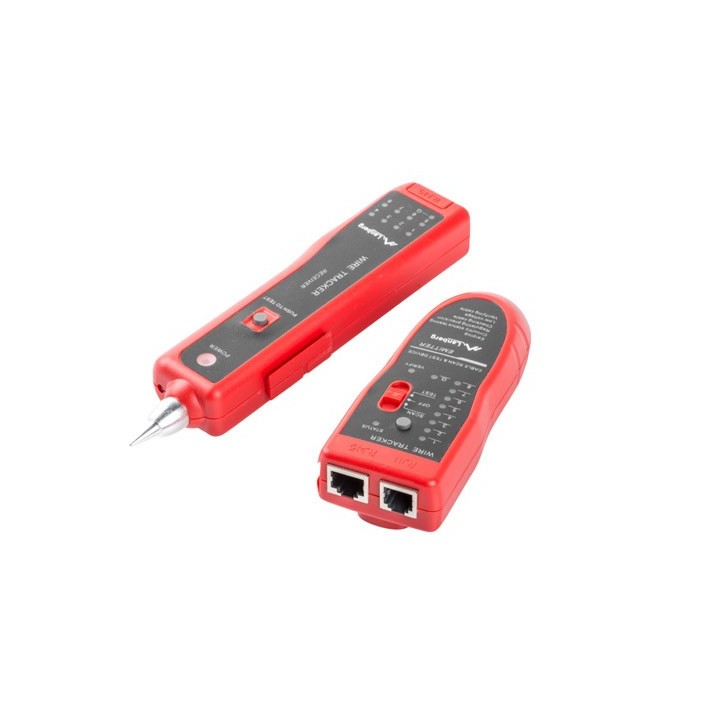Lanberg NT-0501 tester cavi di rete nero rosso