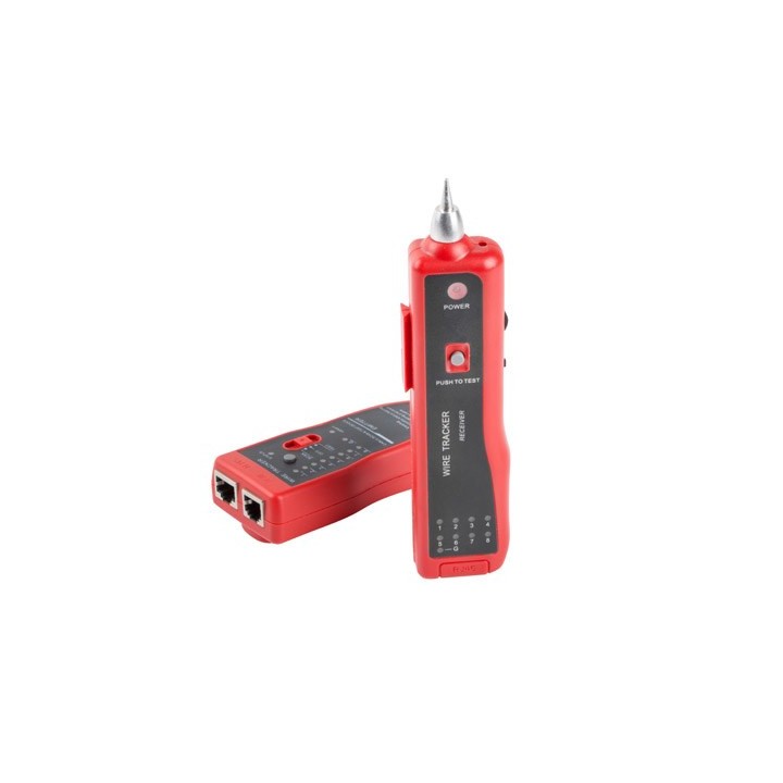 Lanberg NT-0501 tester cavi di rete nero rosso