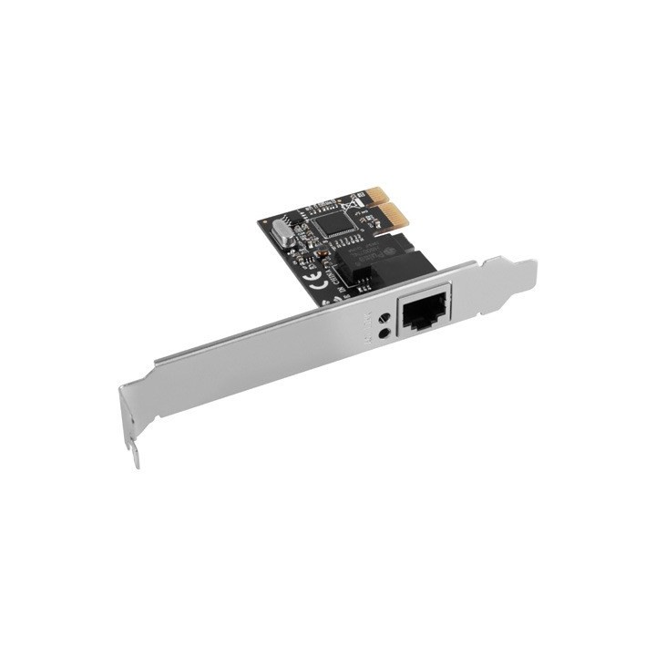 Lanberg PCE-1GB-201 Ethernet Scheda 1GB RTL8111C con staffa low-profile