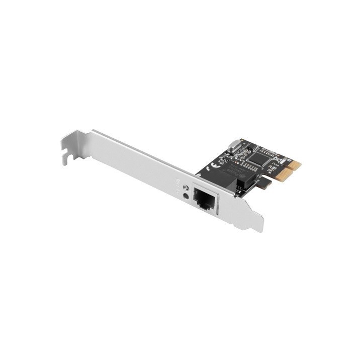 Lanberg PCE-1GB-201 Ethernet Scheda 1GB RTL8111C con staffa low-profile