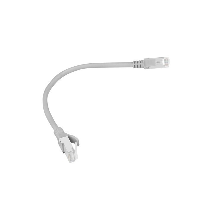 Lanberg PCU5-10CC-0025-S cavo di rete grigio 0.25 m Cat5e U/UTP (UTP)