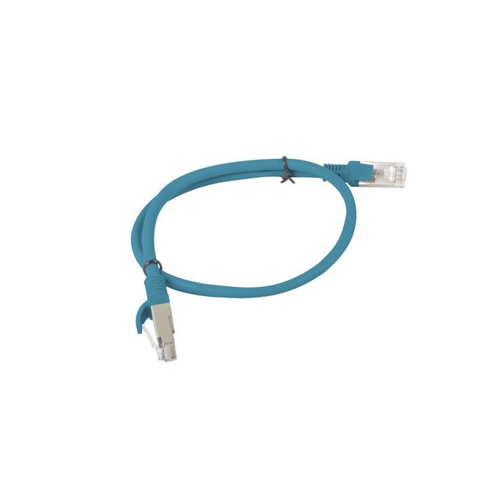 Lanberg PCU5-10CC-0050-B cavo di rete blu 0.5 m Cat5e U/UTP (UTP)