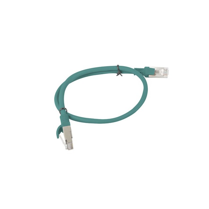 Lanberg PCU5-10CC-0050-G Cavo di rete verde 0.5 m Cat5e U/UTP (UTP)