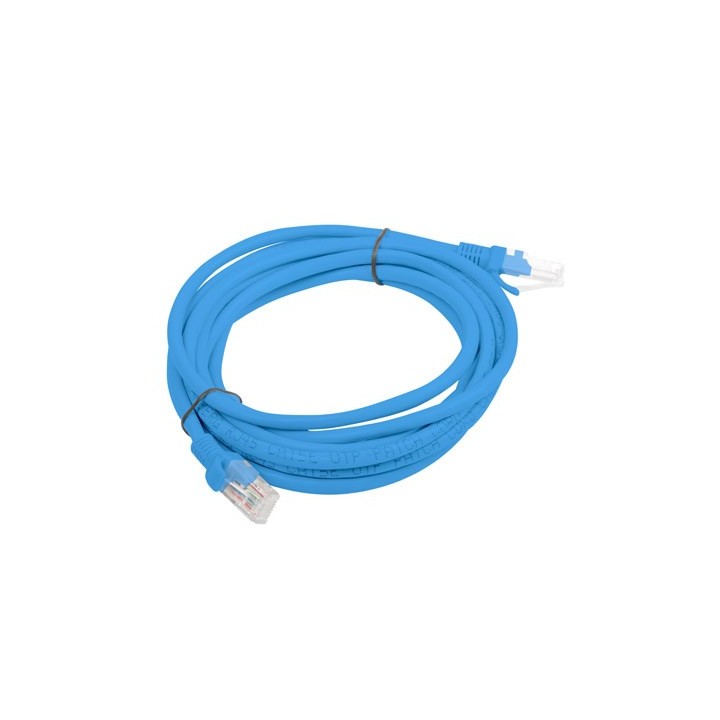 Lanberg PCU5-10CC-0300-B cavo di rete blu 3 m Cat5e U/UTP (UTP)