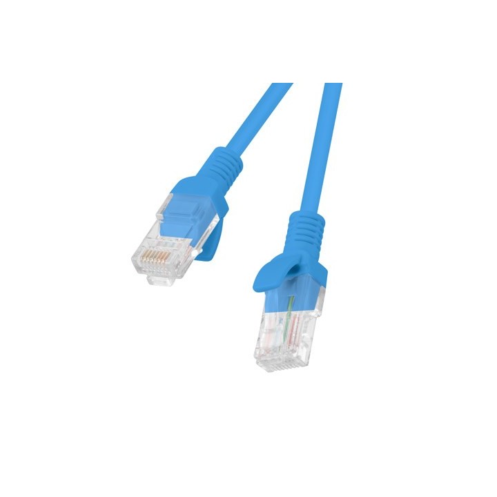 Lanberg PCU6-10CC-0025-B Cavo di rete 0.25 m Cat6 U/UTP (UTP) blu