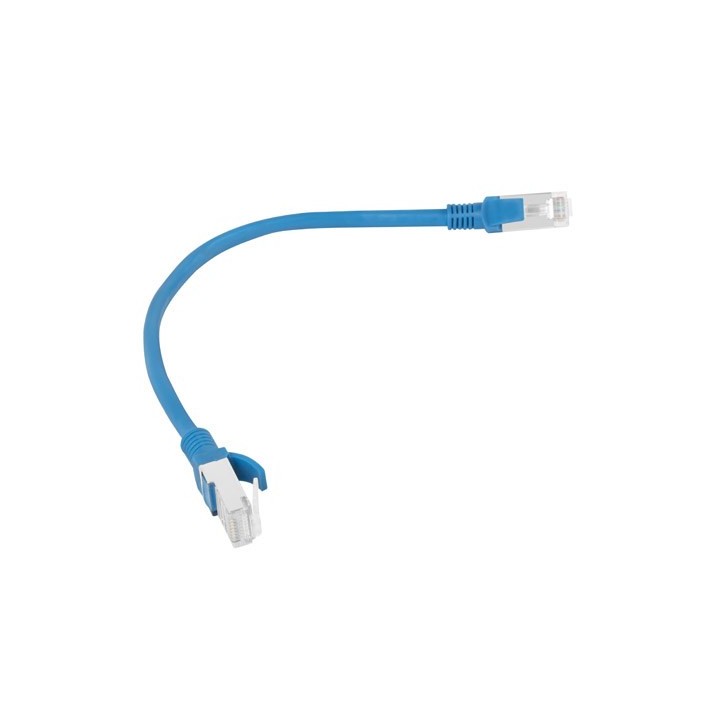 Lanberg PCU6-10CC-0025-B Cavo di rete 0.25 m Cat6 U/UTP (UTP) blu