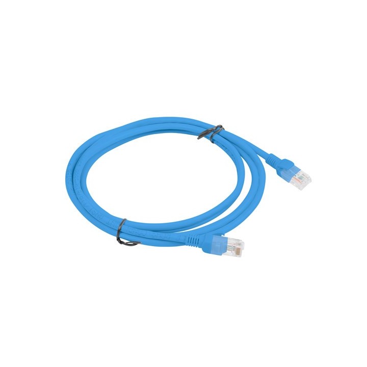 Lanberg PCU6-10CC-0200-B cavo di rete 2 m Cat5e U/UTP (UTP) Blu