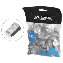 Lanberg PLS-5000EZ connettore cavo RJ-45 grigio