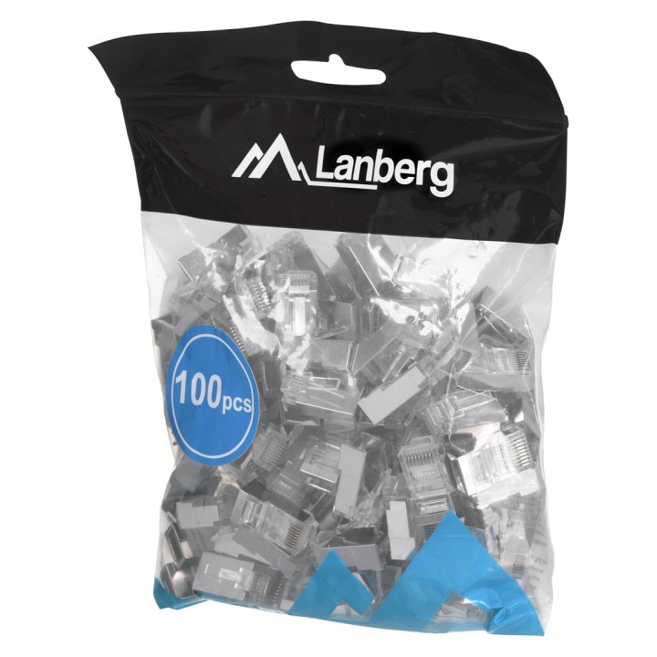 Lanberg PLS-5000EZ connettore cavo RJ-45 grigio