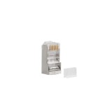Lanberg PLS-6000 connettore per cavi RJ-45 acciaio inossidabile trasparente
