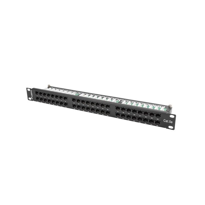 Lanberg PPU5-1048-B pannello patch 1U