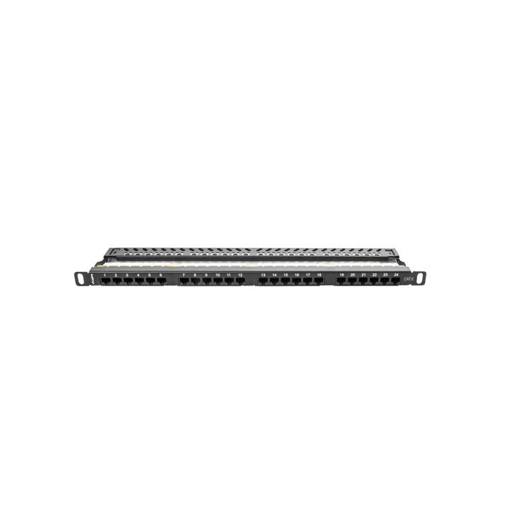 Lanberg PPU6-0024-B pannello patch 0.5U