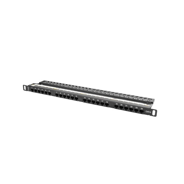 Lanberg PPU6-0024-B pannello patch 0.5U