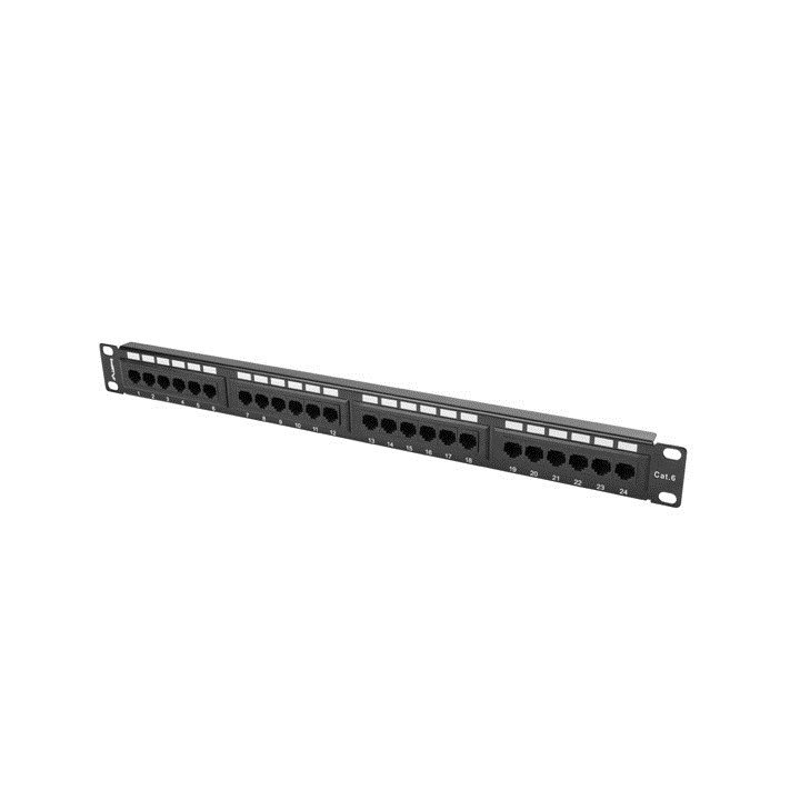Lanberg PPU6-1024-B pannello patch 1U