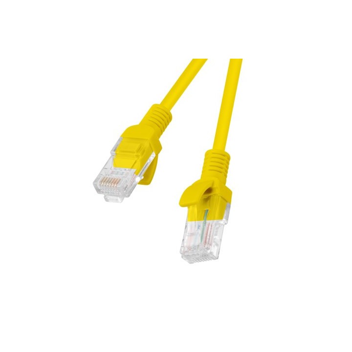 Lanberg Patchcord RJ45 Cat. 5e UTP 1m giallo