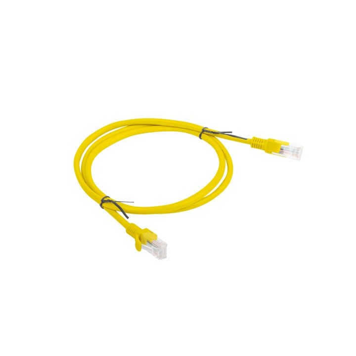 Lanberg Patchcord RJ45 Cat. 5e UTP 1m giallo