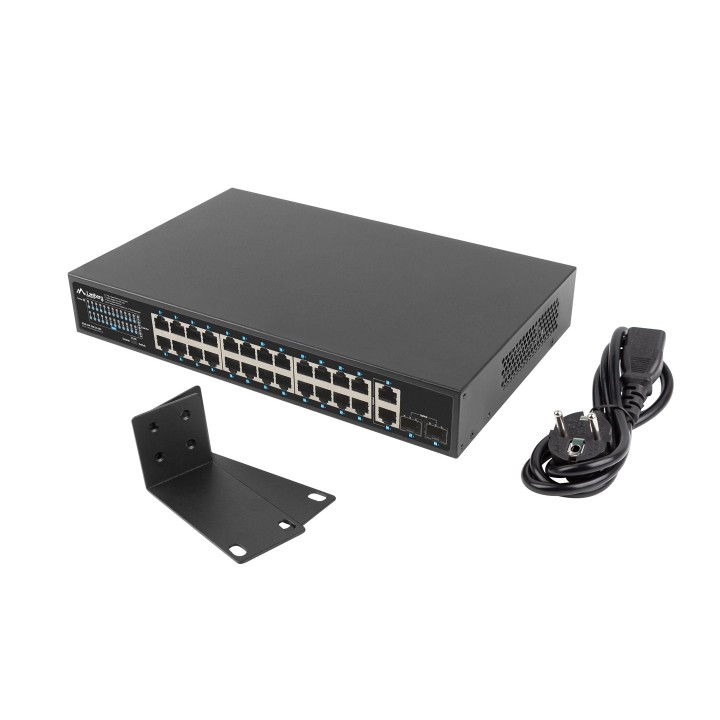 Lanberg RSGE-24P-2GE-2S-360 switch di rete non gestito