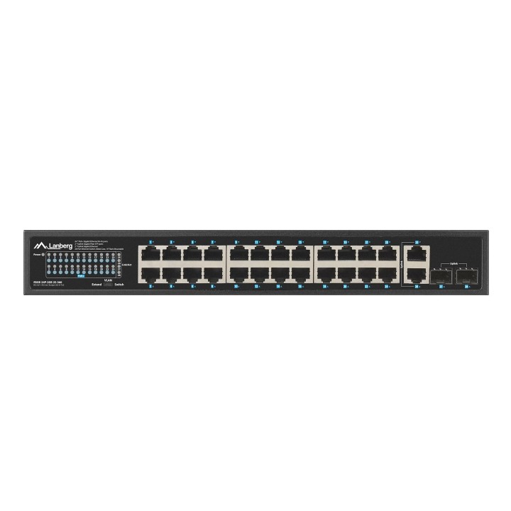 Lanberg RSGE-24P-2GE-2S-360 switch di rete non gestito