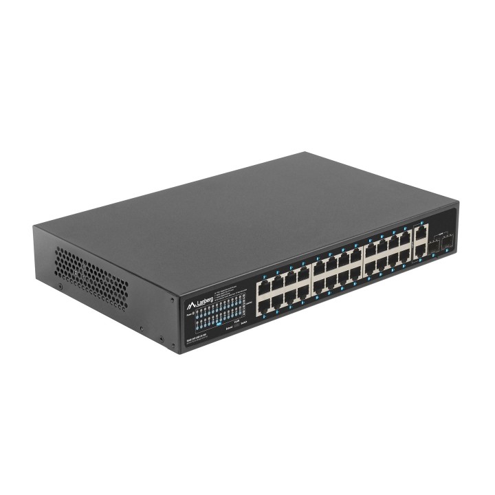 Lanberg RSGE-24P-2GE-2S-360 switch di rete non gestito