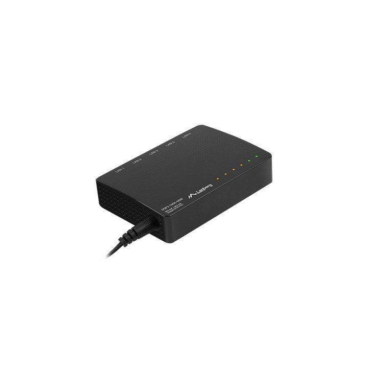 Lanberg Switch PoE DSP3-1005-60W (5 porte 1Gb/s)