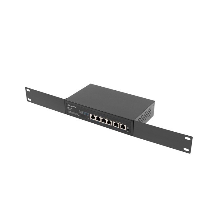 Lanberg Switch PoE+ Rack 10 /19 RSFE-4P-2FE-60