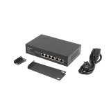 Lanberg Switch PoE+ Rack 10 /19 RSFE-4P-2FE-60