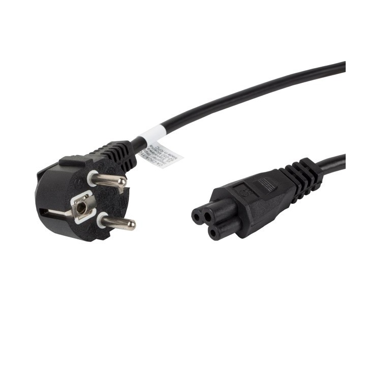 Lanberg cavo di alimentazione per laptop cee 7/7-c5 ca-c5ca-11cc-0018-bk