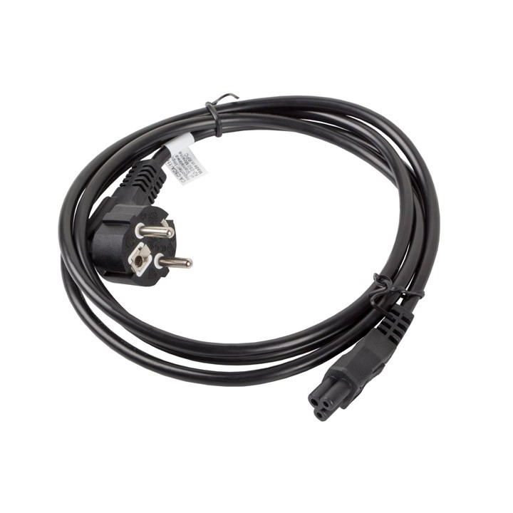 Lanberg cavo di alimentazione per laptop cee 7/7-c5 ca-c5ca-11cc-0018-bk