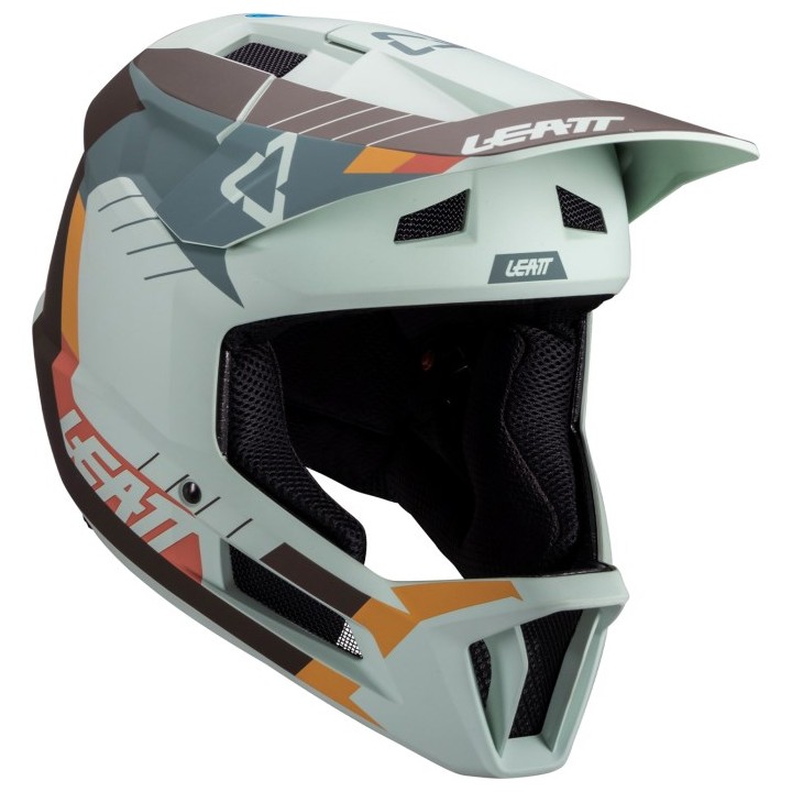 LEATT MTB Gravity 2.0 V25 Casco bici integrale taglia L menta