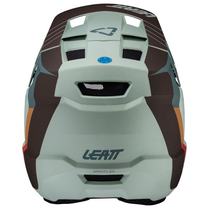 LEATT MTB Gravity 2.0 V25 Casco bici integrale taglia L menta