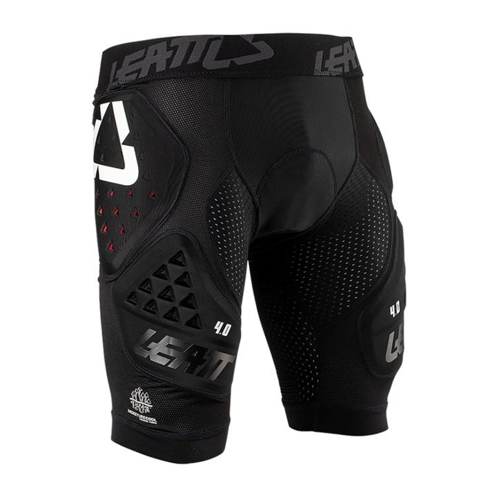 Regno Unito: LEATT pantaloncini antiimpatto 3DF 4.0 pantaloncini protettivi taglia M nero