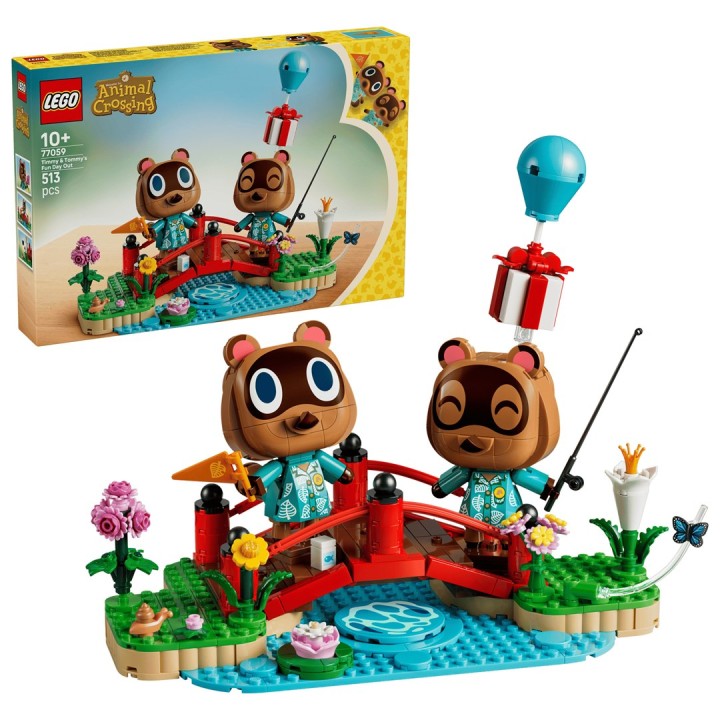 LEGO ANIMAL CROSSING 77059 La Divertente Giornata di Timmy e Tommy