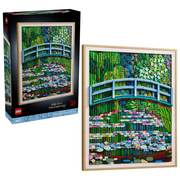 LEGO ART 31220 Claude Monet - Ponte su uno stagno di ninfee