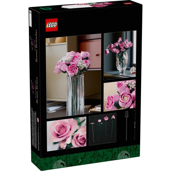 LEGO BOTANICALS 10374 Bouquet di Rose Rosa