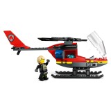 LEGO CITY 60411 ELICOTTERO DI SOCCORSO ANTINCENDIO