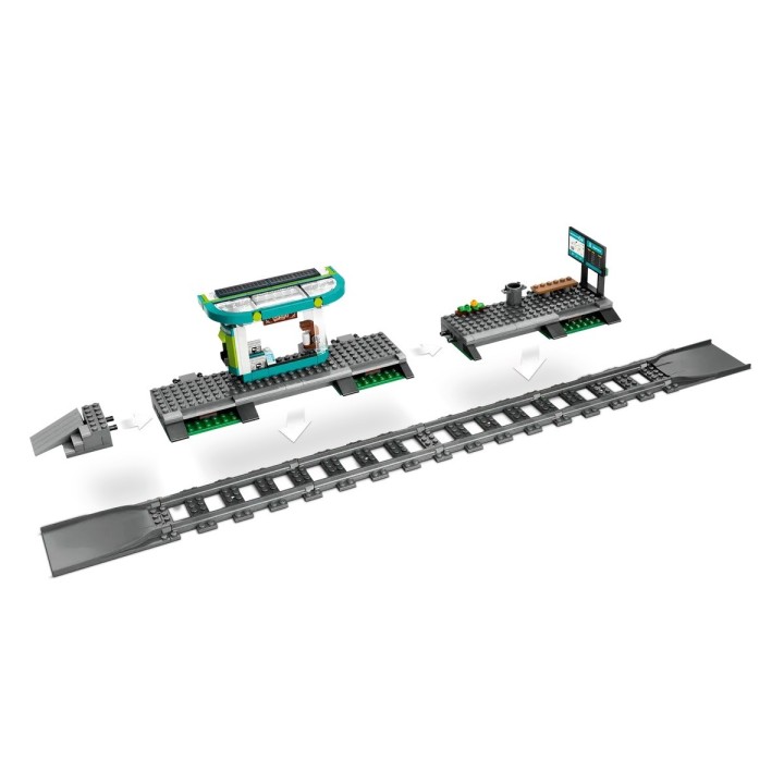 LEGO CITY 60423 Tram del Centro e Stazione