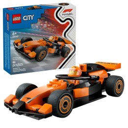 LEGO CITY 60442 F1 Pilota con Auto da Corsa McLaren