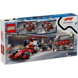 LEGO CITY 60443 F1 - Pit Stop e Pit Crew con Auto Ferrari