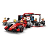 LEGO CITY 60443 F1 - Pit Stop e Pit Crew con Auto Ferrari
