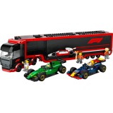 LEGO CITY 60445 F1 - Camion con Auto F1 RB20 & AMR24
