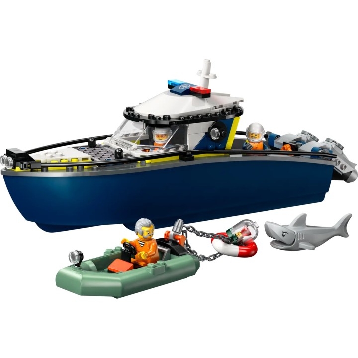 LEGO CITY 60456 Inseguimento in barca della polizia