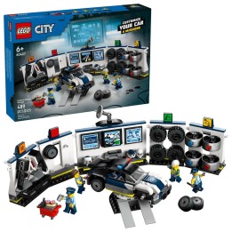 LEGO CITY 60457 Garage Polizia Auto Personalizzato