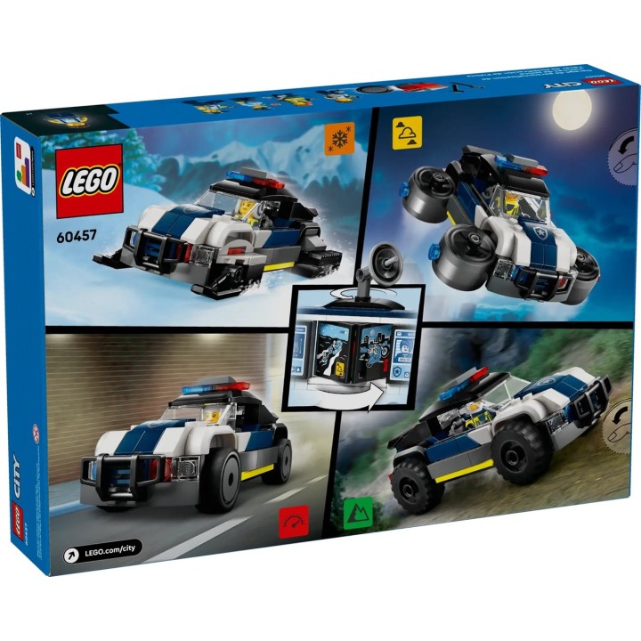 LEGO CITY 60457 Garage Polizia Auto Personalizzato